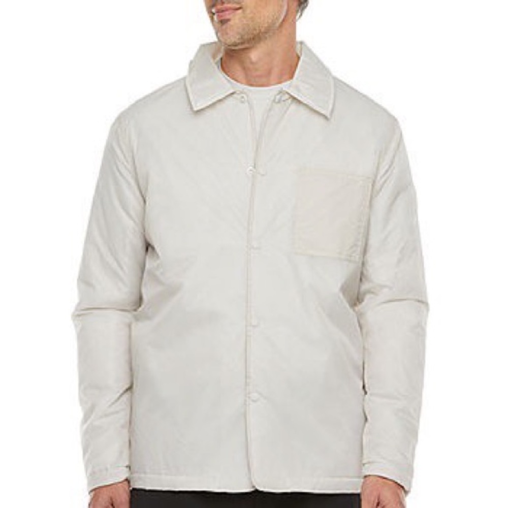 Stylus Men’s Lightweight Shirt Jacket, Gray Mist Size L New w/Tag Retail $75